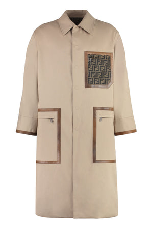 Trench coat lungo reversibile-0